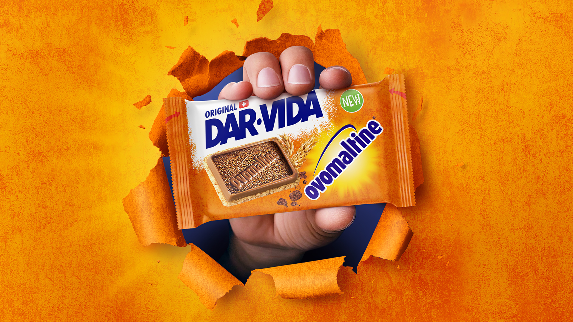 New in the range: DAR-VIDA Ovomaltine